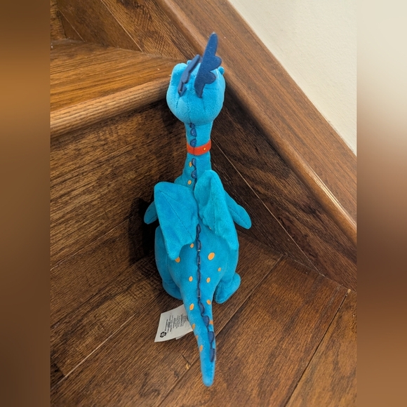 Disney Jr. Doc McStuffins Plush 8 1/2” Stuffy Blue Dragon Disney Store - Picture 4 of 9